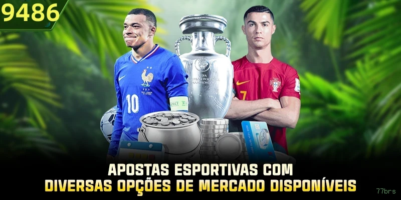 Imagem promocional das apostas esportivas da 77brs